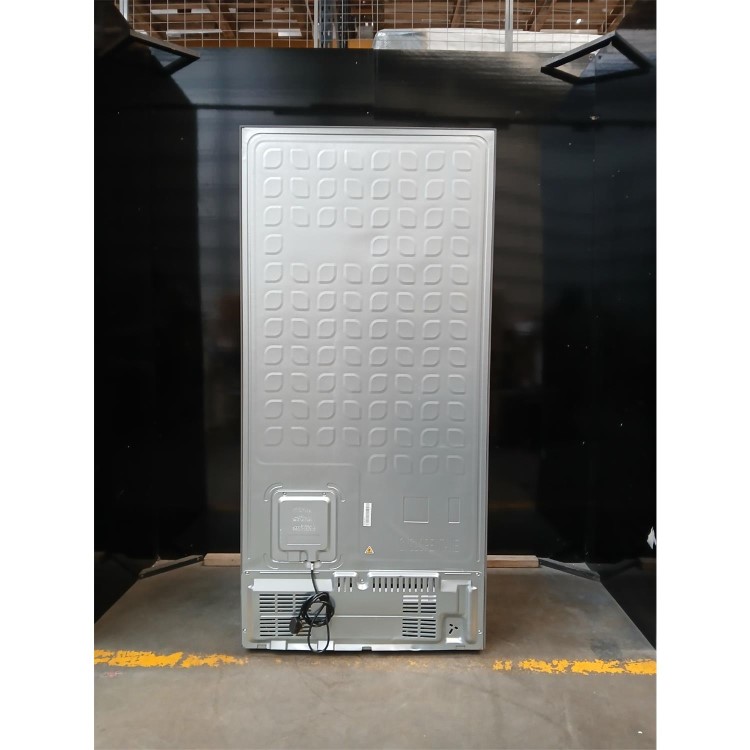 Refurbished Fridgemaster MS83430ES 441 Litre Side-By-Side American Fridge Freezer - Silver