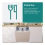 Refurbished Bosch SMV2HTX02G Series 2 Integrated Dishwasher - Smart Wi-Fi D-Rated Black control panel
