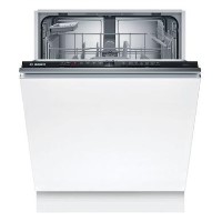 Refurbished Bosch SMV2HTX02G Series 2 Integrated Dishwasher - Smart Wi-Fi D-Rated Black control panel