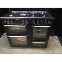 Refurbished 100cm Quad Cavity Gas Range Cooker Black