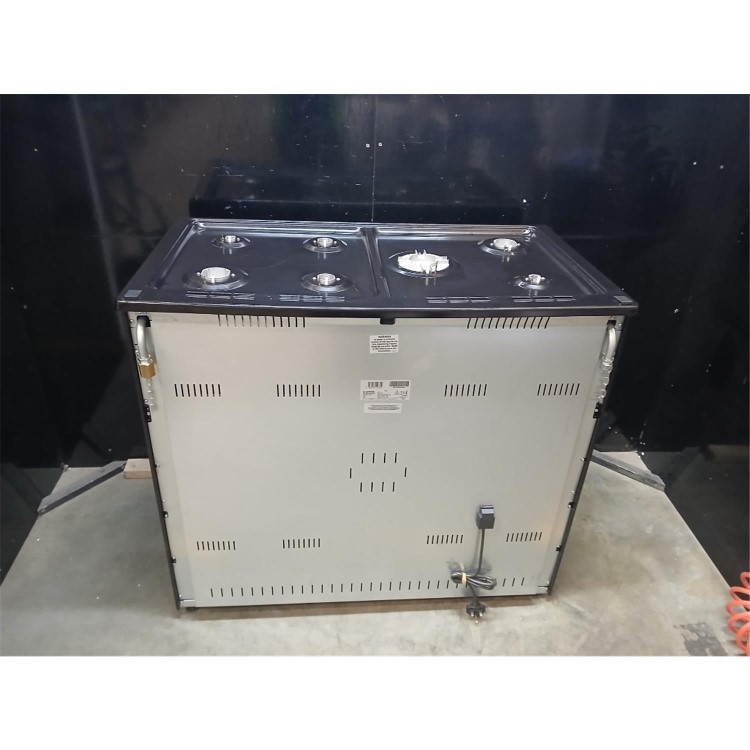 Refurbished 100cm Quad Cavity Gas Range Cooker Black