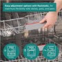 Refurbished Bosch Series 6 Integrated Dishwasher - Smart Wi-Fi B-Rated Silver control panel