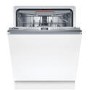 Refurbished Bosch Series 6 Integrated Dishwasher - Smart Wi-Fi B-Rated Silver control panel