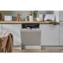 Refurbished Bosch Series 6 Integrated Dishwasher - Smart Wi-Fi B-Rated Silver control panel