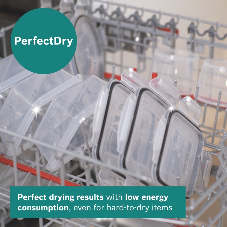 Bosch Series 6 Integrated Dishwasher - Smart Wi-Fi, B-Rated, Silver control panel