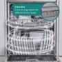 Refurbished Bosch Series 6 Integrated Dishwasher - Smart Wi-Fi B-Rated Silver control panel