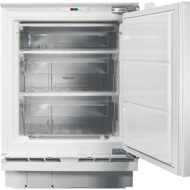 Refurbished Hotpoint 91 Litre Integrated Under Counter Freezer