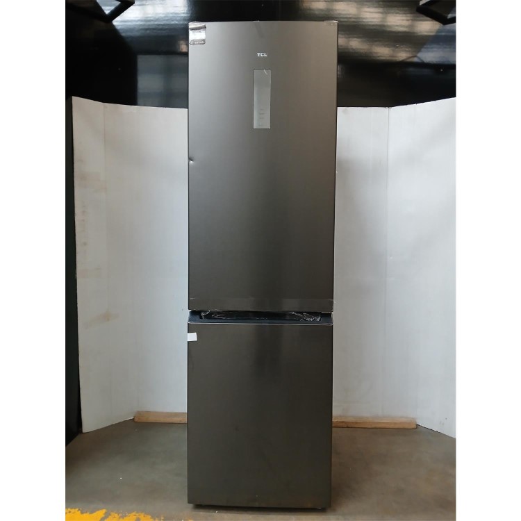 Refurbished TCL RP282BXE0UK 282 Litre 70/30 Freestanding Fridge Freezer - Stainless Steel