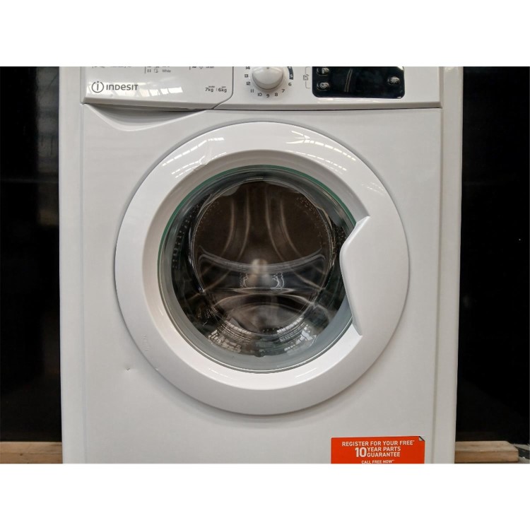 Refurbished Indesit 7kg Wash 6kg Dry 1400rpm Freestanding Washer Dryer - White