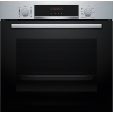 Refurbished Bosch Series 4 HQA574BS3B Electric Self Cleaning Single Oven - Stainless Steel