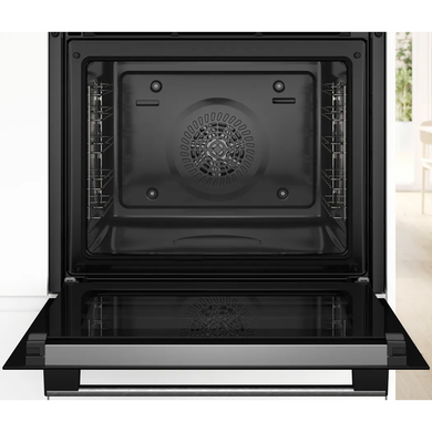 Refurbished Bosch Series 4 HQA574BS3B Electric Self Cleaning Single Oven - Stainless Steel