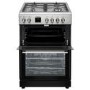 Refurbished electriQ 60cm Dual Fuel Cooker - Stainless Steel