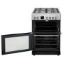 Refurbished electriQ 60cm Dual Fuel Cooker - Stainless Steel