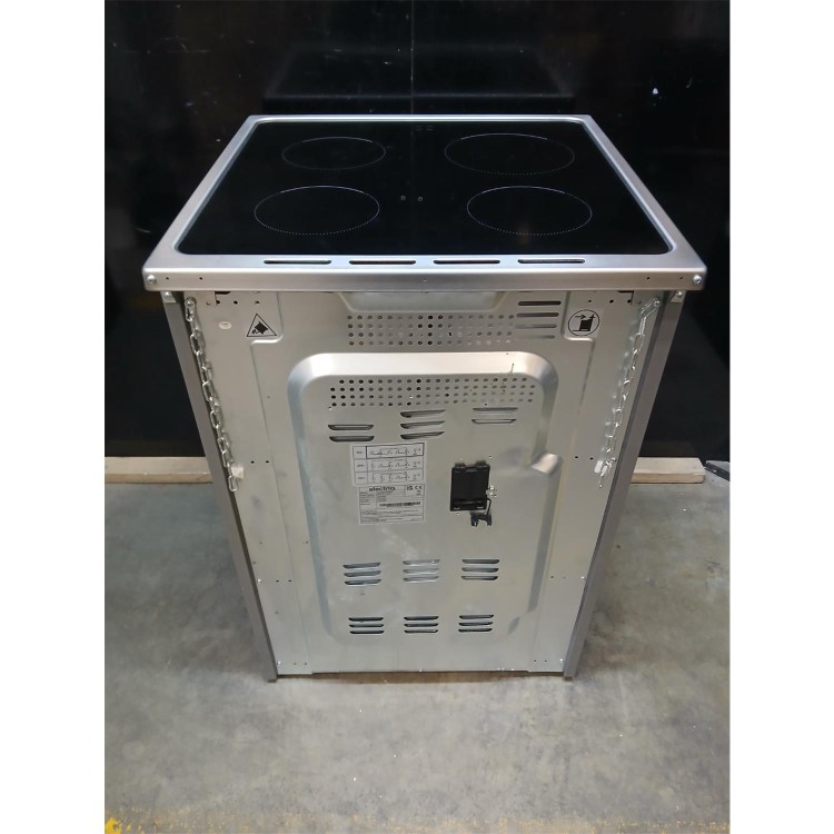 Refurbished 60cm Ceramic Single Cavity Cooker - Stainless Steel