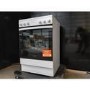 Refurbished Indesit 60cm Electric Cooker With Ceramic Hob - White