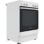 Refurbished Indesit 60cm Electric Cooker With Ceramic Hob - White