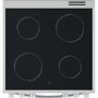 Refurbished Indesit 60cm Electric Cooker With Ceramic Hob - White