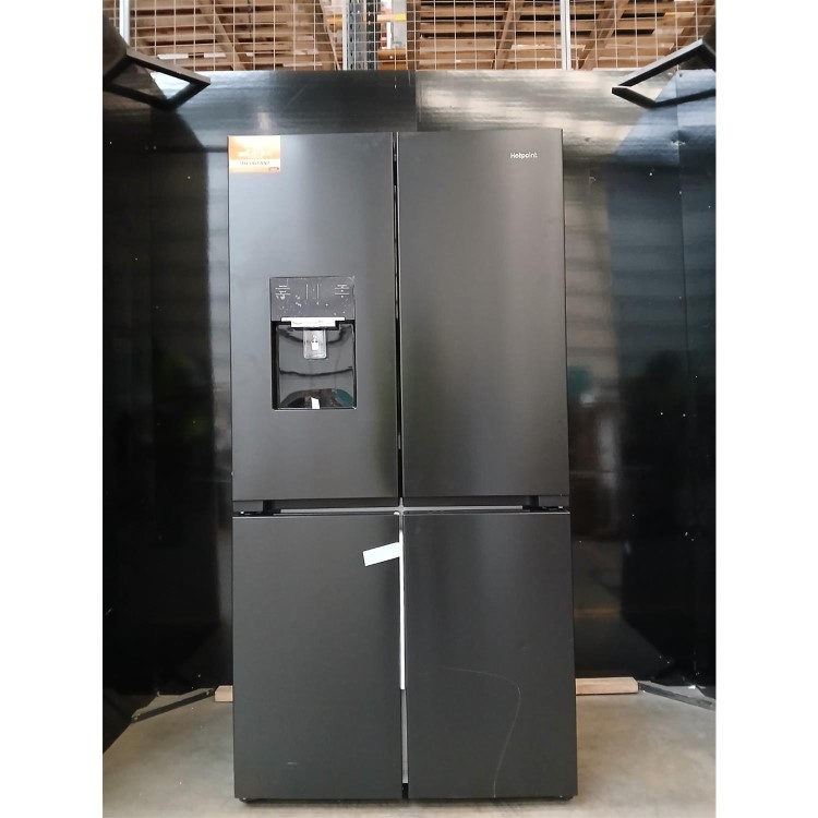 Refurbished Hotpoint HPGF 6564 XK4UK Total No Frost American Fridge Freezer with Fresh Shield - Dark Inox