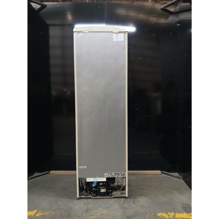 Refurbished electriQ 244 Litre 60/40 Retro Freestanding Fridge Freezer - Cream