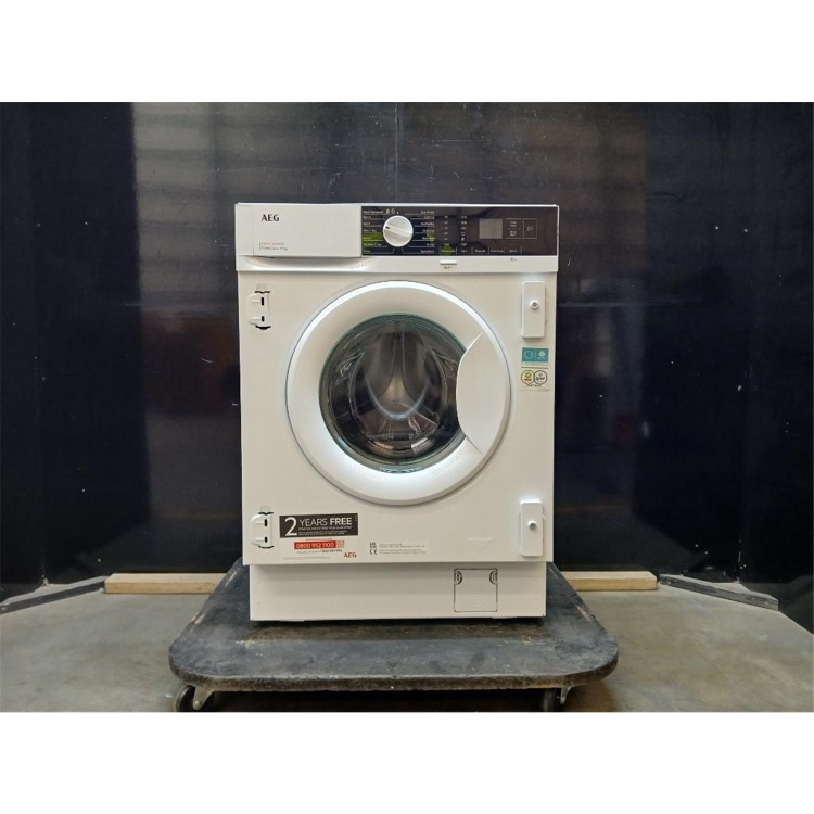 Refurbished AEG 6000 Series ProSense LFX6G7434BI 7kg 1400rpm Integrated Washing Machine - White