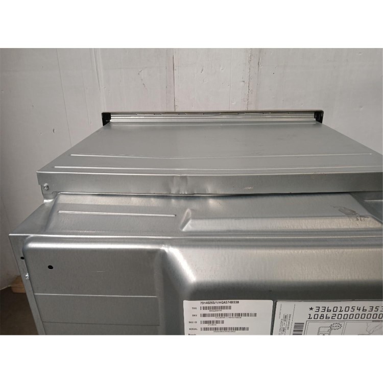 Refurbished Bosch Series 4 HQA574BS3B Electric Self Cleaning Single Oven - Stainless Steel