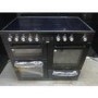 Refurbished Beko 100cm Electric Range Cooker With 5 Zone Ceramic Hob - Black