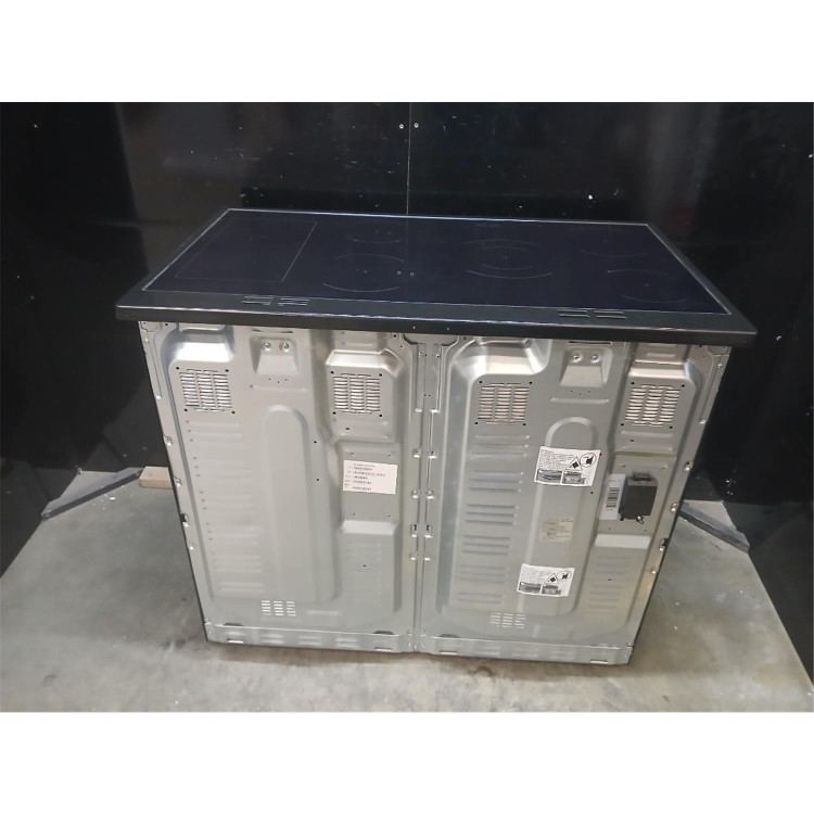 Refurbished Beko 100cm Electric Range Cooker With 5 Zone Ceramic Hob - Black