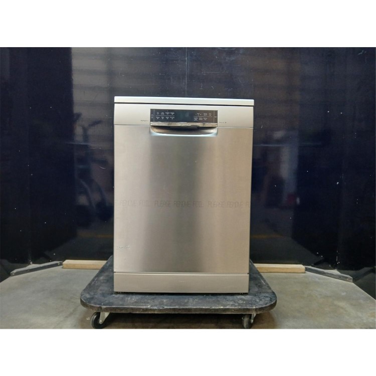 Refurbished Bosch SMS6TCI02G Series 6 Freestanding Dishwasher -  A-Rated Smart Wi-Fi Brushed steel anti-fingerprint