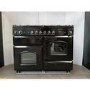 Refurbished Rangemaster Classic 110cm Dual Fuel Range Cooker - Black