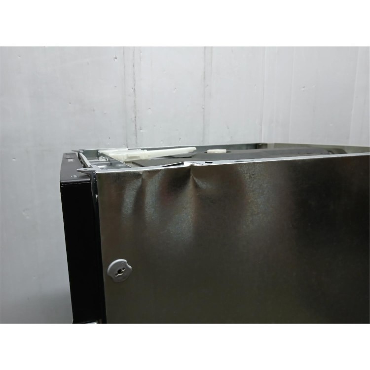 Refurbished Hotpoint ActiveDry Integrated Slimline Dishwasher - Black control panel