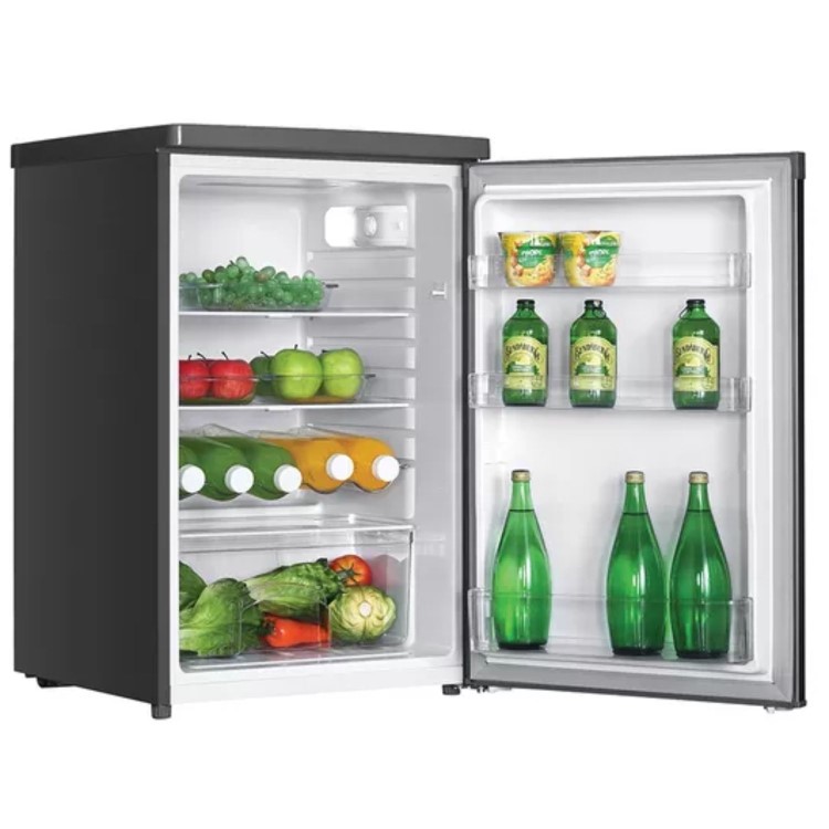 Hoover 127 Litre Under Counter Fridge  - Silver