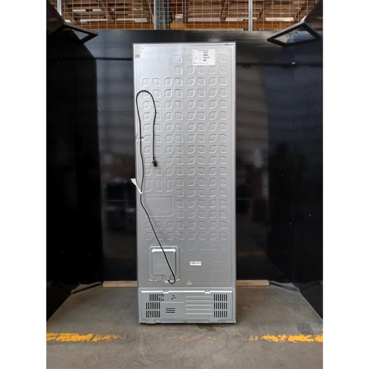 Refurbished Hisense PureFlat 485 Litre French Style American Fridge Freezer - Stainless Steel