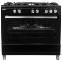 79146633/1/EQRANGE90GASBLACK Refurbished electriQ 90cm Gas Range Cooker Black