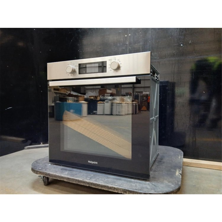 Refurbished Hotpoint Class 2 Multiflow HO 278P X UK Single Electric Fan Oven - Stainless Steel - A++ Rated