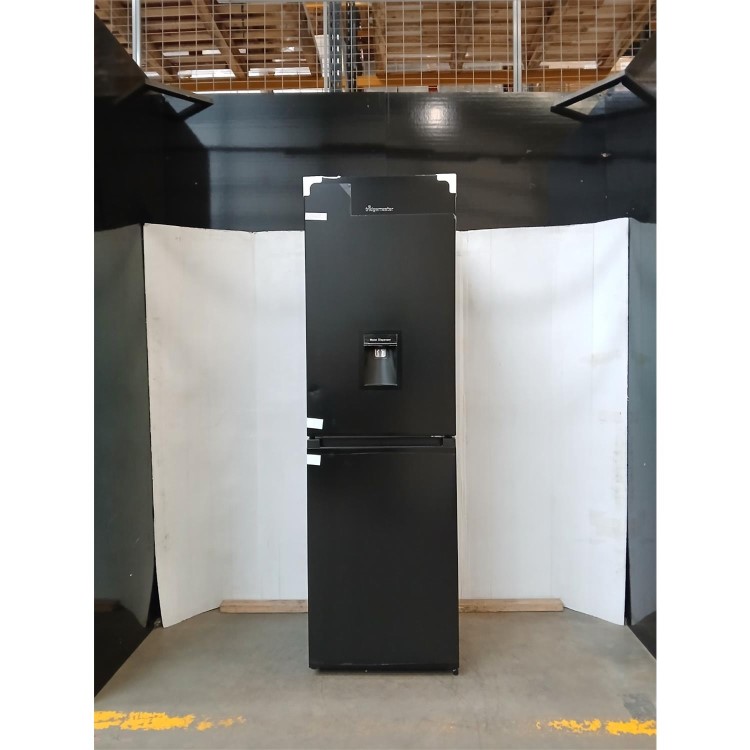 Refurbished Fridgemaster 256 Litre 50/50 Freestanding Fridge Freezer - Black