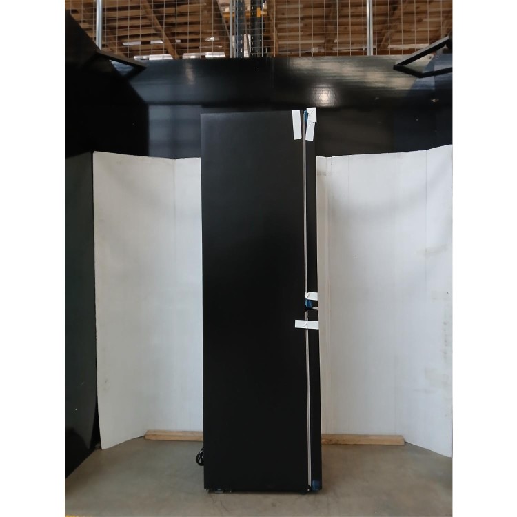 Refurbished Fridgemaster 256 Litre 50/50 Freestanding Fridge Freezer - Black
