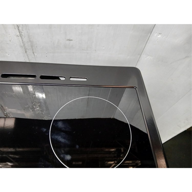 Refurbished ElectriQ 60cm Electric Twin Cavity Cooker With Ceramic Hob Black