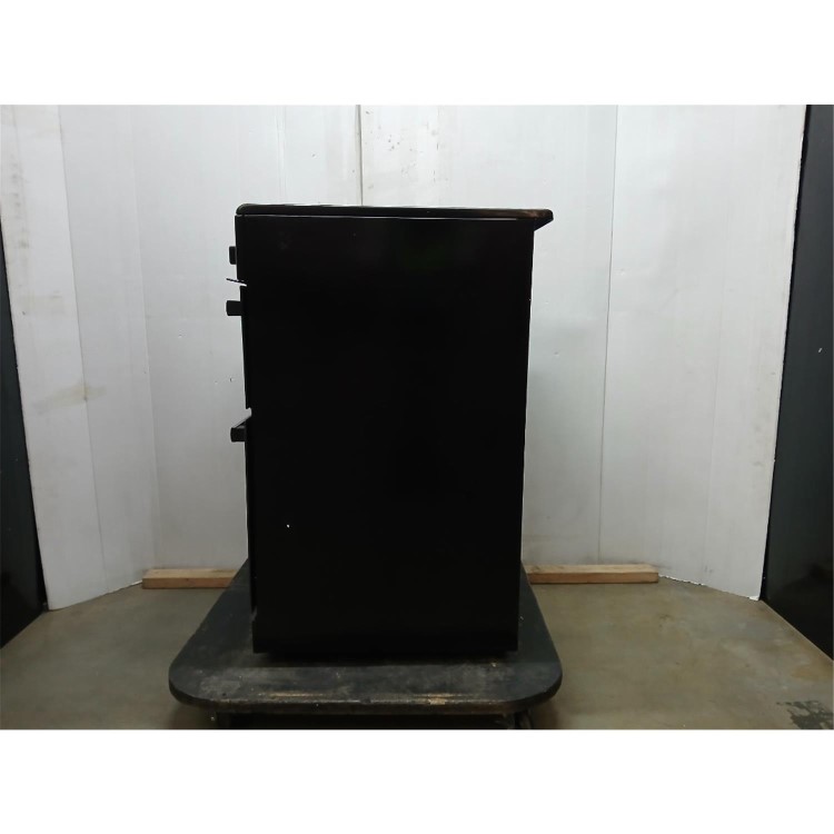 Refurbished ElectriQ 60cm Electric Twin Cavity Cooker With Ceramic Hob Black