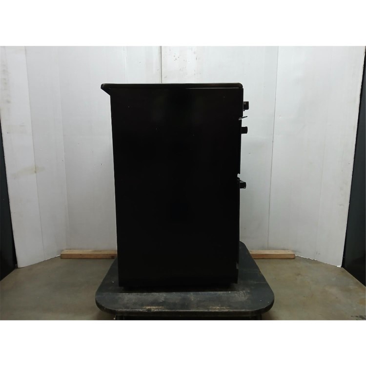 Refurbished ElectriQ 60cm Electric Twin Cavity Cooker With Ceramic Hob Black