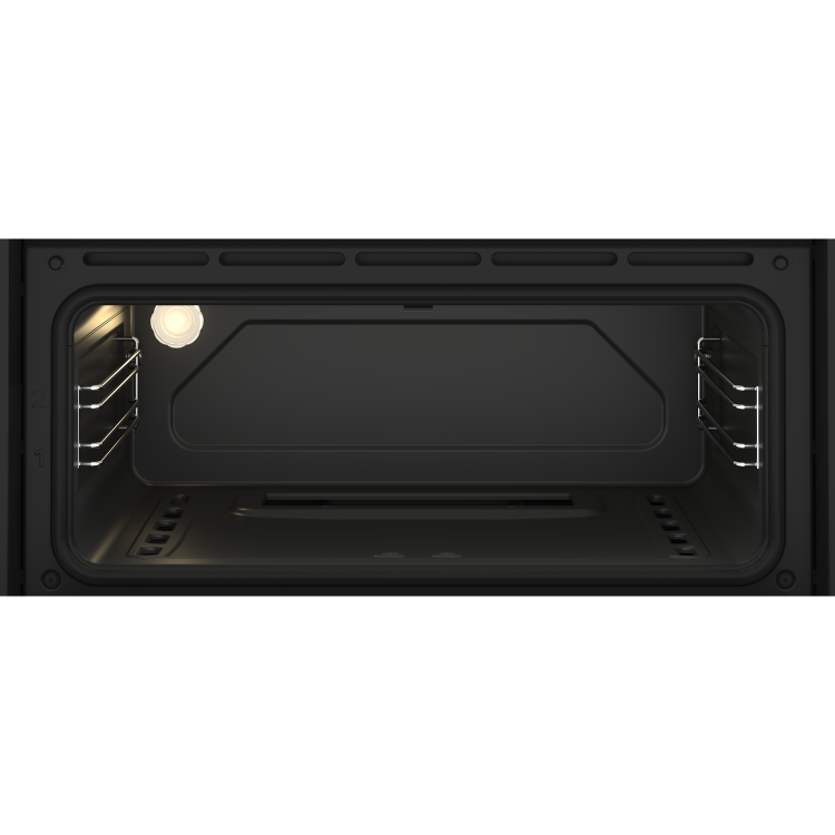 Refurbished Beko Built-In Electric Double Oven - Black