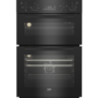Refurbished Beko Built-In Electric Double Oven - Black