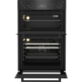 Refurbished Beko Built-In Electric Double Oven - Black