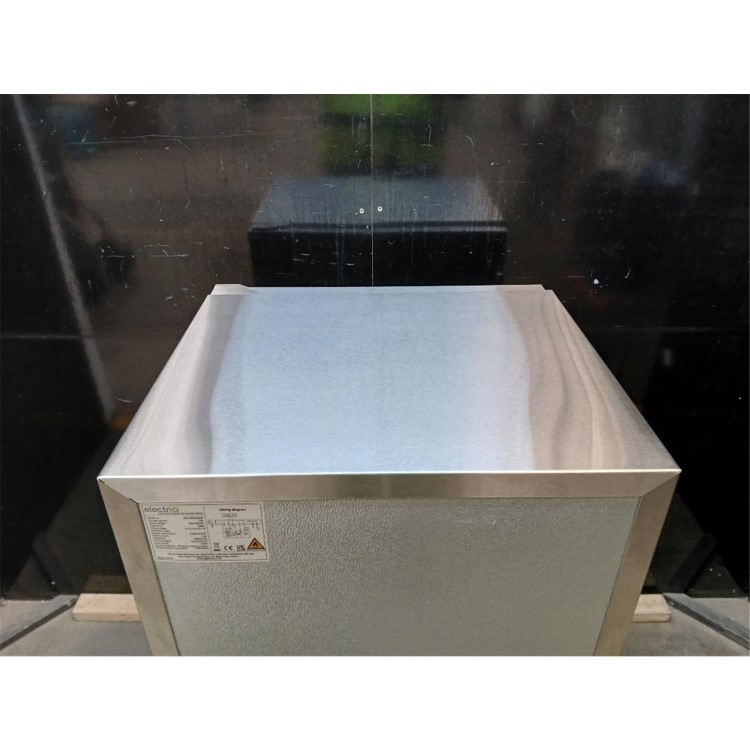 Refurbished electriQ 118 Litre Single Door Commercial Outdoor Use Drinks Cooler - Stainless Steel
