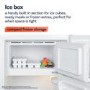 Refurbished electriQ 194 Litre Freestanding Fridge  - Cream