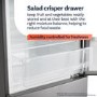 Refurbished electriQ 194 Litre Freestanding Fridge  - Cream