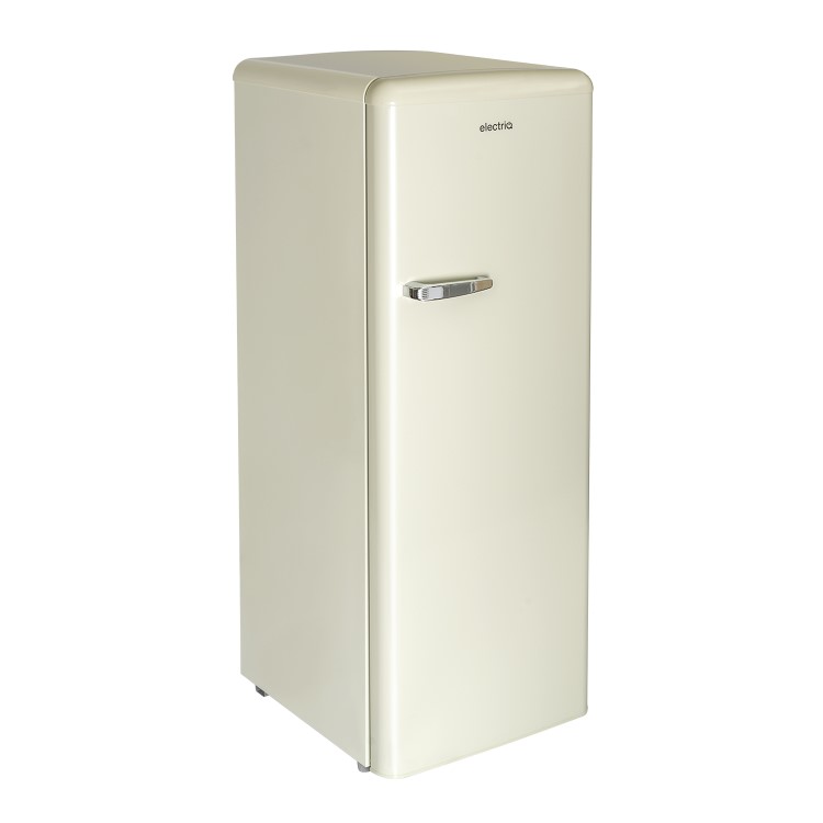 Refurbished electriQ 194 Litre Freestanding Fridge  - Cream