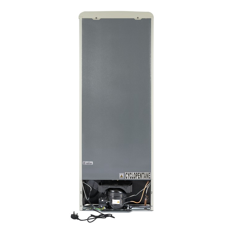 Refurbished electriQ 194 Litre Freestanding Fridge  - Cream