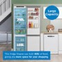 Refurbished Bosch Series 4 363 Litre 70/30 Freestanding Fridge Freezer - Stainless Steel