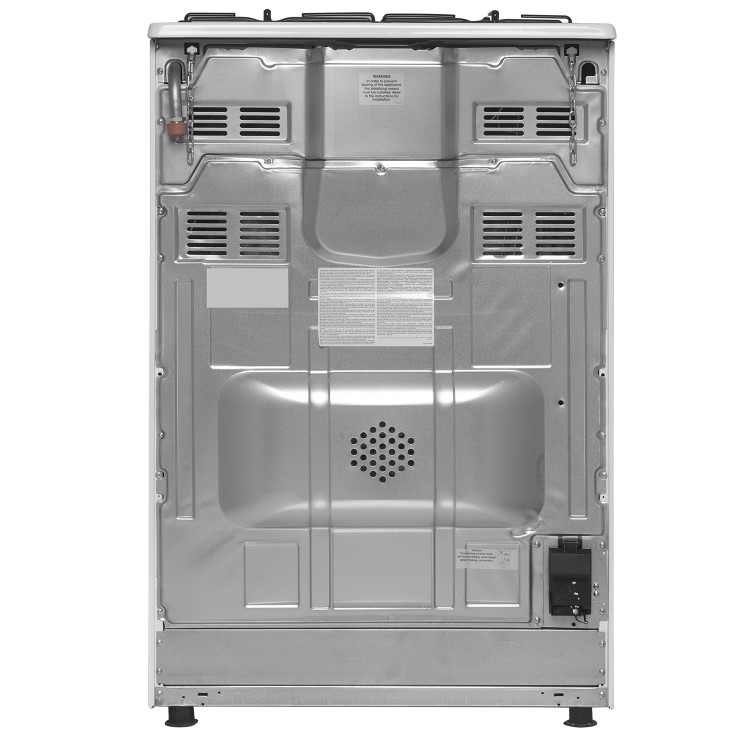 Refurbished electriQ 60cm Dual Fuel Cooker with Double Oven White