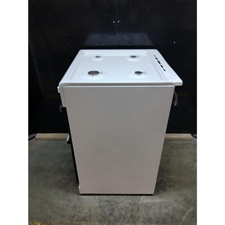 Refurbished electriQ 60cm Dual Fuel Cooker with Double Oven White